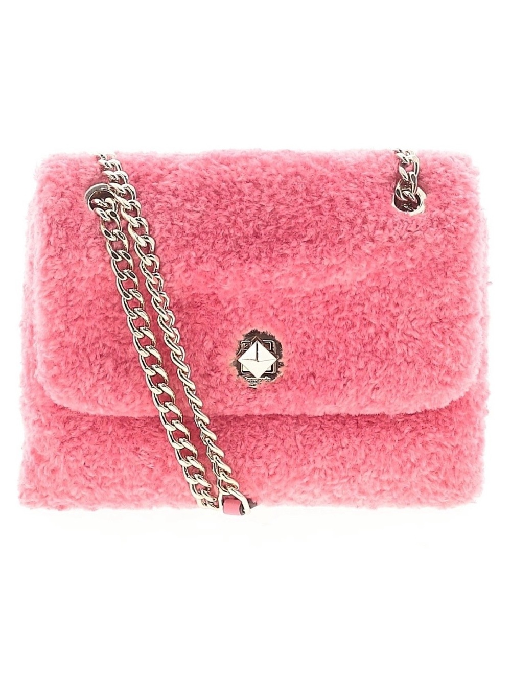 Kate spade Natalia small flap faux fur shoulder crossbody bag purse